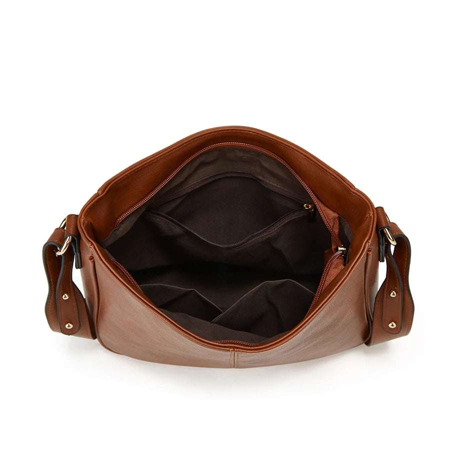 Evelyn PU Leather Shoulder Bag for Women – Stylish
