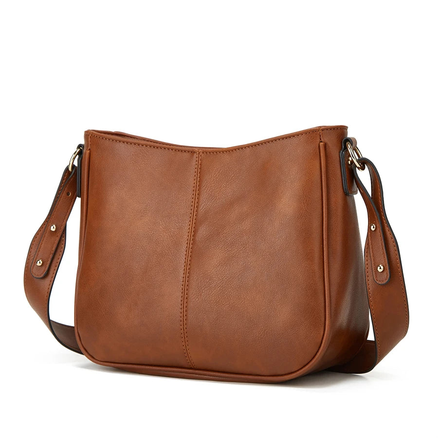 Evelyn PU Leather Shoulder Bag for Women – Stylish