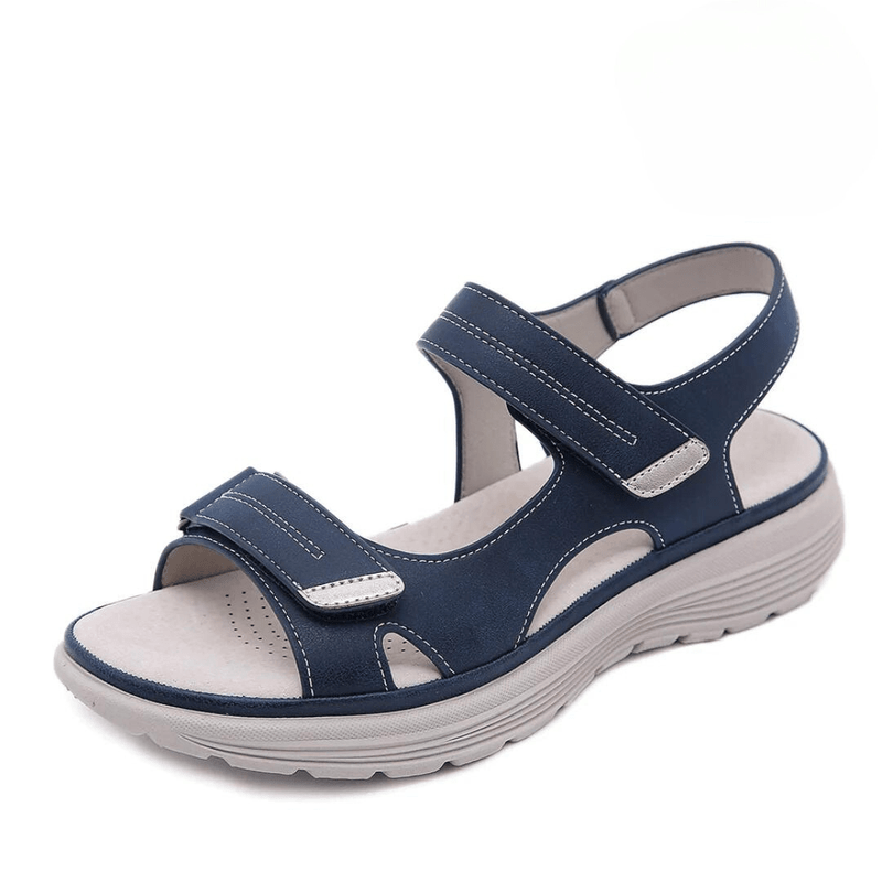 Women's Orthopedic Leather Sandals – Adjustable Comfort Fit and Open-Toe Design Sandals